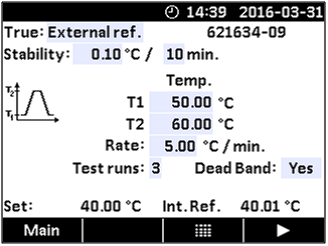 预设温度—Jofra <strong>CTC660A干体炉</strong>