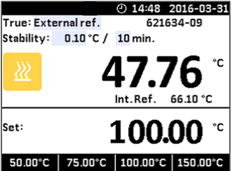 设定温度—Jofra CTC660A干体炉